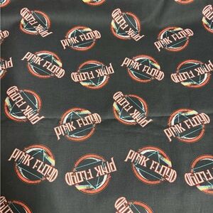 Pink Floyd Vintage Badge Fabric Yardage